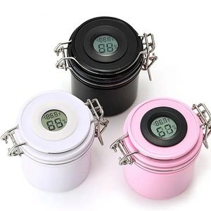 Eyelash extensions glue storage home with hygrometer